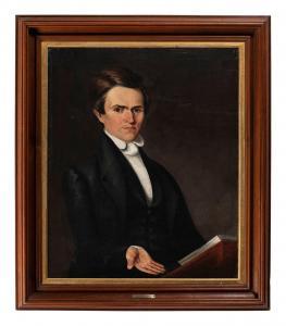 BLYTHE David Gilmore 1815-1865,Portrait of Reverend Isaac Francis,Hindman US 2022-03-10