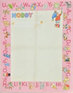BLYTON ENID,Noddy Says with alphabet border and characters fro,Anderson & Garland GB 2016-06-14