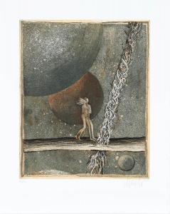 BO Lars 1924-1999,“Fourteen etchings after 'Auguries of Innocence' b,1980,Bruun Rasmussen 2023-01-31
