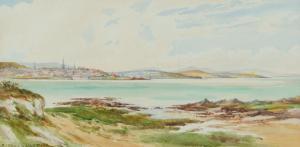 BOAK Robert Creswell,TOWARDS THE CITY FROM THE FOYLE BANKS,Ross's Auctioneers and values 2024-03-20