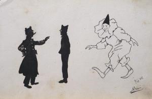 BOASI A,Maschera e ombre,1912,Galleria Pananti Casa d'Aste IT 2014-07-18