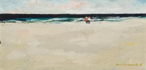 BOBAK Molly Joan Lamb 1922-2014,Beach Scene,Heffel CA 2023-11-30