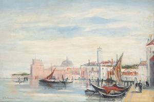BOBERMAN Voldemar 1897-1977,Venice,1947,Subastas Segre ES 2025-02-11
