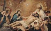 BOCANEGRA Pedro Anastasio,The Holy Trinity with a female saint lamenting the,Christie's 2002-06-07