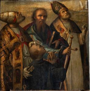 BOCCACCINO Boccaccio,Due santi, un vescovo e il ritratto del committent,Millon & Associés 2023-09-27