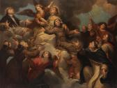 BOCCANERA Giacinto 1666-1746,Santi in Gloria,1717,Wannenes Art Auctions IT 2020-03-05