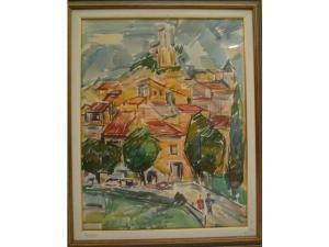 BOCCARA Henri 1910-1992,Village,Herve Chassaing Hotel des ventes FR 2009-02-05