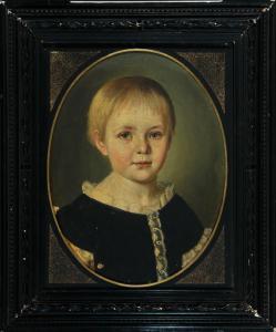 BOCH Adolf 1853-1919,Bildnis eines Kindes,1880,Allgauer DE 2017-11-09