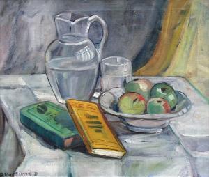 Bochoøáková Dittrichová Helena,Bochořáková Helena - Zátiší s ovocem a,1927,Art Consulting 2001-01-28