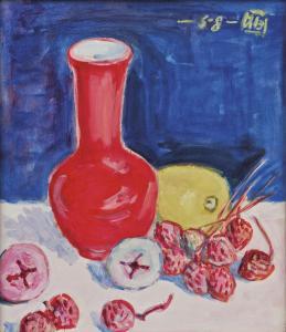 BOCHUAN GUO 1901-1974,WAX APPLE AND MELON,1969,Sotheby's GB 2011-10-03