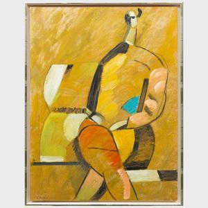 BODÉN Carl Erik 1909-2003,Yellow Lady,Stair Galleries US 2020-02-15