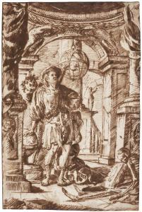 BODAN Andreas II 1656-1696,DEATH AND THE SCHOLAR,Sotheby's GB 2018-07-04