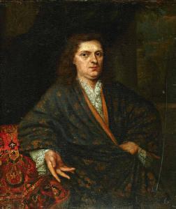 BODECKER Johann Friedrich 1658-1727,Portret van Poeraet Schimmel,1682,Venduehuis NL 2010-11-10