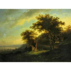 BODEMANN Willem 1806-1880,Sylvan Landscape with Ruins,William Doyle US 2016-06-08