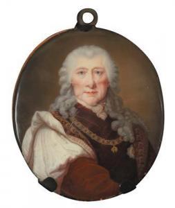 BODEMER Jacob Conrad 1777-1824,A portrait of Wenzel Anton Fürst of Kaunitz-Ri,1821,Palais Dorotheum 2018-10-02