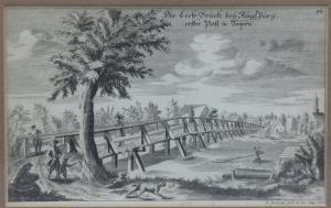 BODENEHR Gabriel 1664-1758,Die Lech-Brücke bey Augsburg erster Paß in Bayern,Georg Rehm 2020-10-08