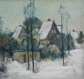 BODENTHAL Walter 1892-1988,Siedlung im Winter,1959,Auktionshaus Quentin DE 2009-04-18