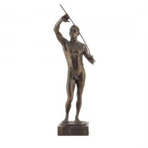 BODIN Oscar 1868-1940,Model of a Fencer,Kodner Galleries US 2018-07-18