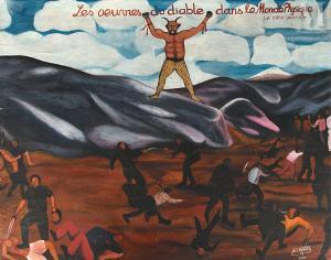 BODO Camille Pierre Pambu 1953-2015,Les oeuvres du diable dans le monde phys,1993,Millon & Associés 2022-05-23