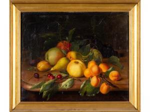 BOE Frants Diderik 1820-1891,Nature morte aux fruits,1866,Hôtel des ventes d'Avignon FR 2021-02-06