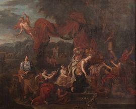 BOECKHORST Johan, Lange Jan 1605-1668,Scène mythologique,Cornette de Saint Cyr FR 2021-10-25
