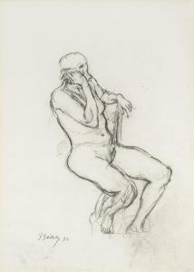 BOECKL Herbert 1894-1966,Seated nude,1933,im Kinsky Auktionshaus AT 2023-04-18