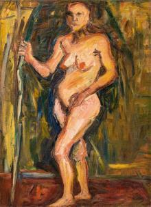 BOECKL Herbert 1894-1966,Standing female nude,1927,im Kinsky Auktionshaus AT 2023-04-18