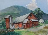 BOEDEKER Arnold 1915-1985,Red Barn in Summer,Rachel Davis US 2013-09-21