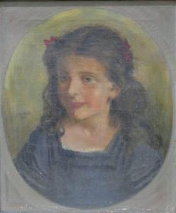 BOEHM Emil 1873-1958,Mädchenporträt,1911,Georg Rehm DE 2022-07-14