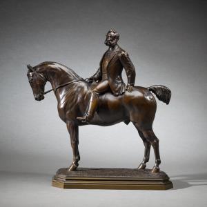 BOEHM Joseph Edgar 1834-1890,George Whyte-Melville on horseback,Sotheby's GB 2022-04-06