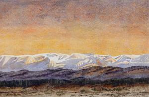 BOEHRNSEN Sylvia 1926,Mountain Landscape,Heffel CA 2023-02-21