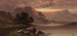 BOEL John Henry 1889-1920,A pair of loch landscapes,1900,Bonhams GB 2023-09-28