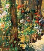 BOEMM Ritta 1868-1948,Sunlit Flowery Garden,Kieselbach HU 2004-10-12