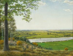 BOER de Hendrik Johannes 1880-1945,View of a river,1934,Glerum NL 2007-12-10