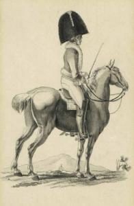 BOERNER Johann Andreas 1809,Husar auf seinem Pferd,Peter Kiefer Rare Books DE 2008-02-02