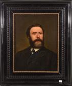 BOERS VOORN 1828-1893,Portrait,Rops BE 2014-11-09