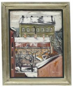 BOETHIUS Lars 1903-1968,Stadsmotiv,1933,Uppsala Auction SE 2016-01-19