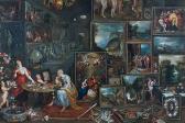 BOETS Johann Hans 1635-1671,Allégorie de la Vue et de l'Odo,Artcurial | Briest - Poulain - F. Tajan 2014-03-26