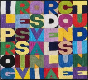 BOETTI Alighiero 1940-1994,Il progressivo svanire della consuetudine,1990,Fabiani Arte IT 2024-03-16