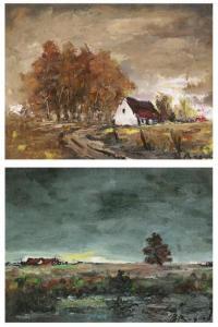 BOGAERT Theo 1850-1900,Landscape,Bernaerts BE 2010-02-08