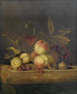 BOGDANI Jacob 1658-1724,Peaches, figs, grapes, redcurrants,Bonhams GB 2015-10-28