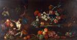 BOGDANI Jacob 1658-1724,Still Life: Fruits and Flowers on a Ledge,Litchfield US 2012-07-11