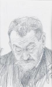 BOGDANOV BELSKY Nikolai Petrovich,Self-portrait and portrait of a man,1912,Bonhams 2010-06-07