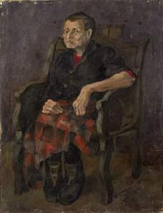 BOGDANOV Serghei 1888-1967,Seated Woman,1932,MacDougall's GB 2008-11-27