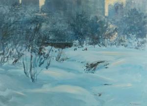 BOGDANOVIC Bogomir 1923-2011,Central Park in Winter, NYC,Butterscotch Auction Gallery US 2019-03-30