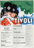 BOGELUND JENSEN Thor 1890-1959,Poster for Tivoli,1936,Bruun Rasmussen DK 2017-04-18