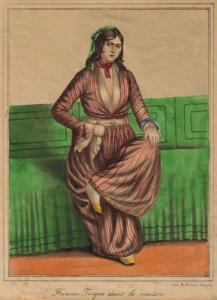 BOGHOS TATIKIAN 1800,Femme turque dans la maison - Paysan turc,1840,Boisgirard - Antonini 2019-12-04