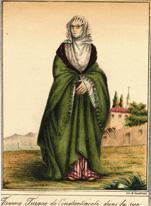 BOGHOS TATIKIAN 1800,Femme turque de Smyrne dans la rue - Femme tur,1840,Boisgirard - Antonini 2019-12-04