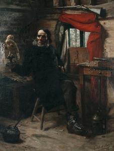 BOGLE William Lockhart 1886-1900,Admiring his work,Bonhams GB 2008-01-08