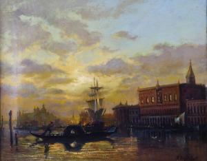 BOGOLJUBOFF Alexei Petrovich 1824-1896,Venedig im Lichte der Abenddämmerun,Auktionshaus Dr. Fischer 2011-04-14